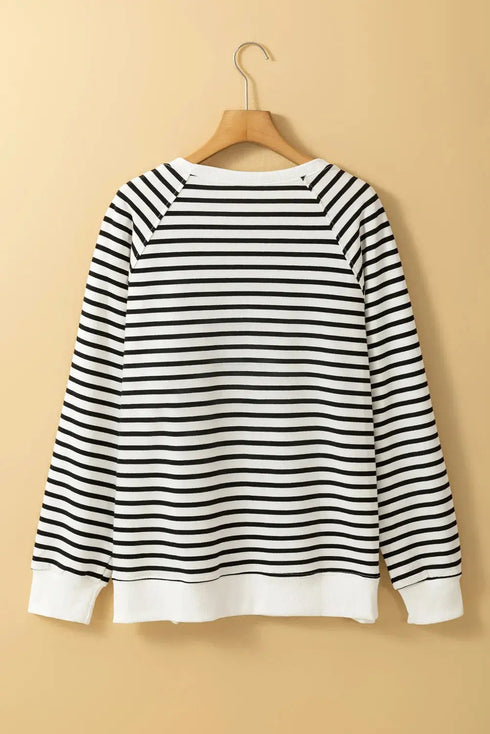 'Peyton' Raglan Sleeve Sweater - Celes Fashion